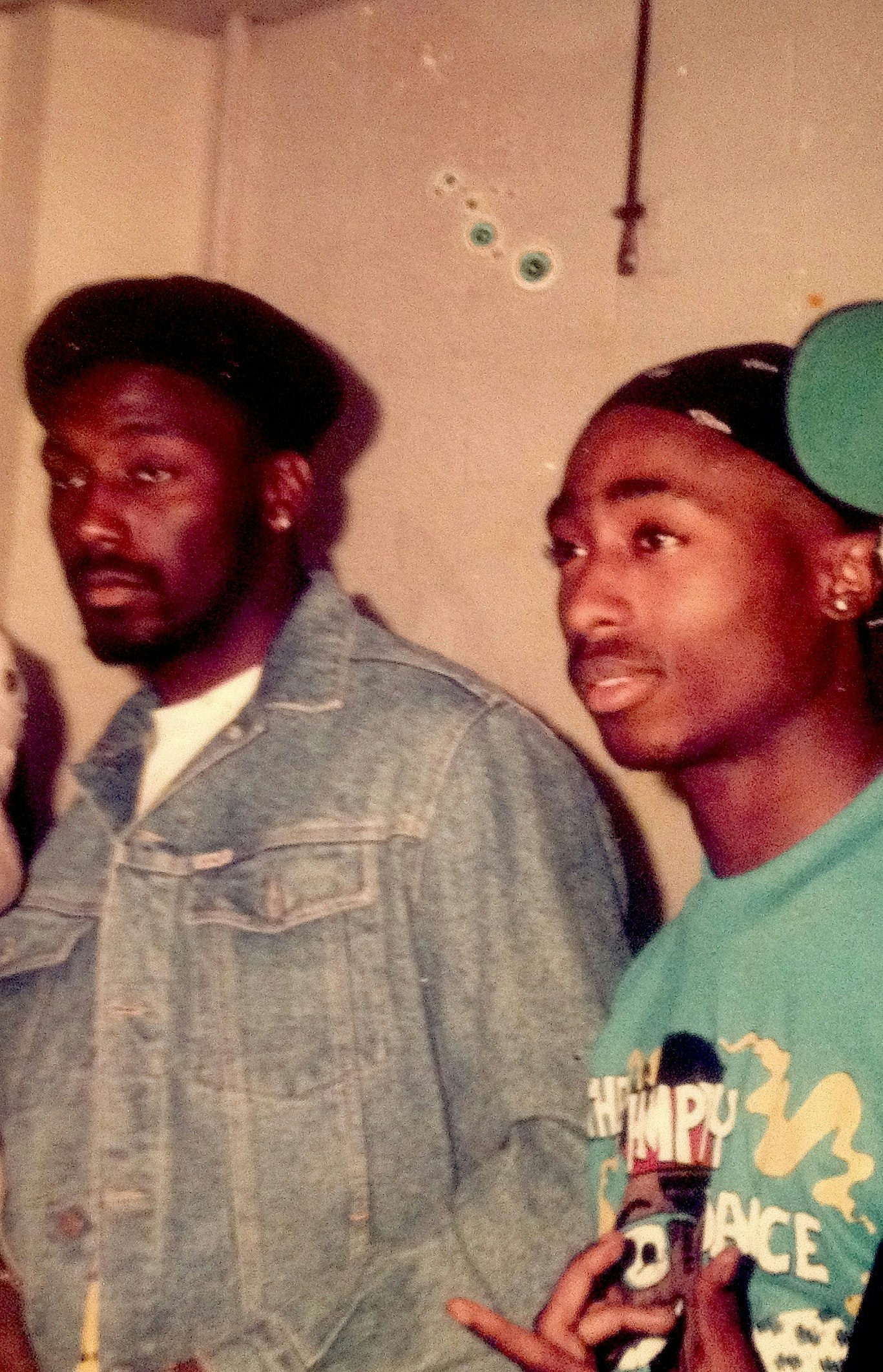 Big Daddy Kane and Tupac on tour. Photo courtesy Shock G